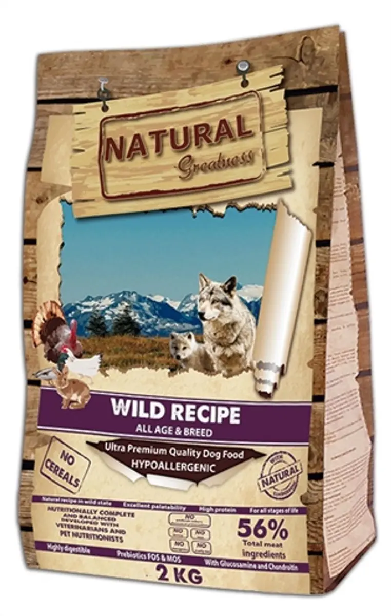 Natural Greatness Wild Recipe Hondenvoer 2kg - afbeelding 6 van 6