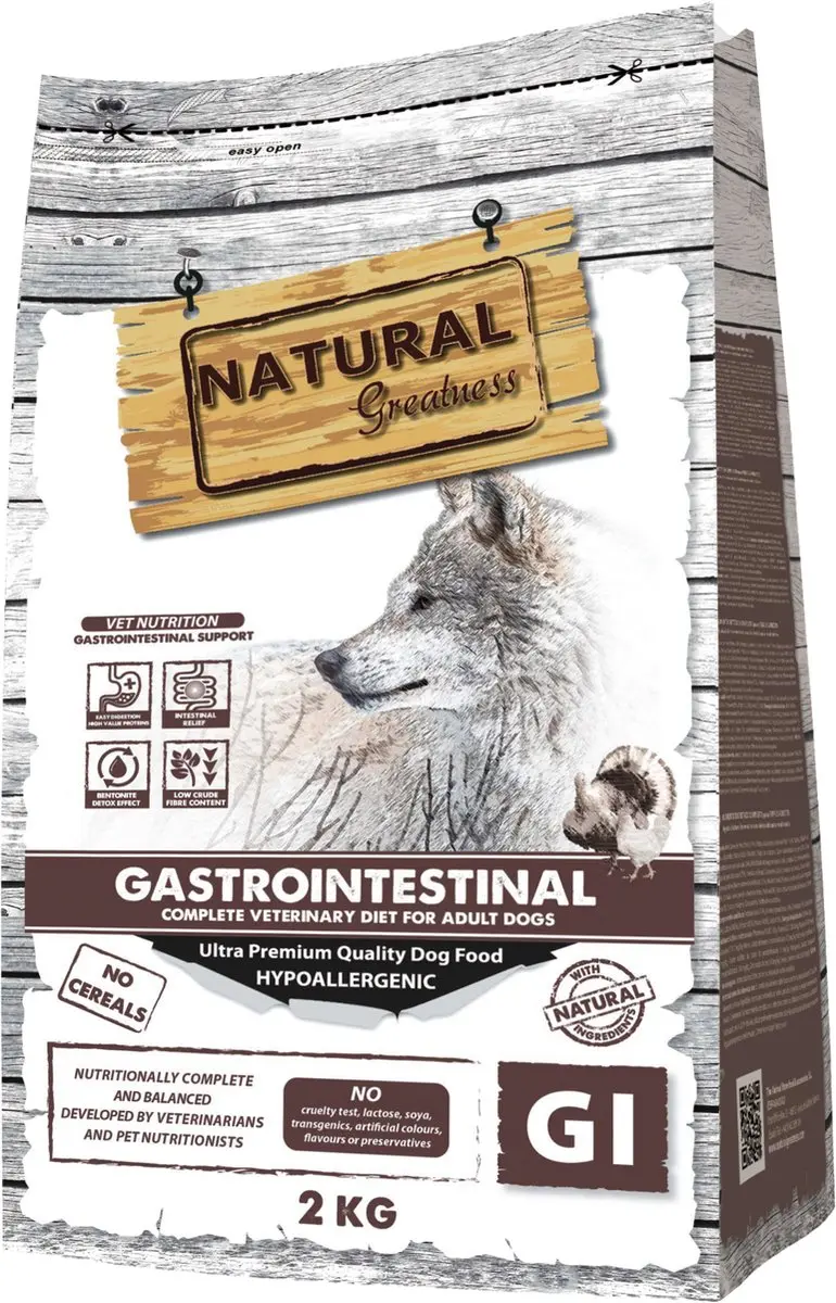 Natural Greatness Veterinary Diet Gastrointestinal Hondenvoer