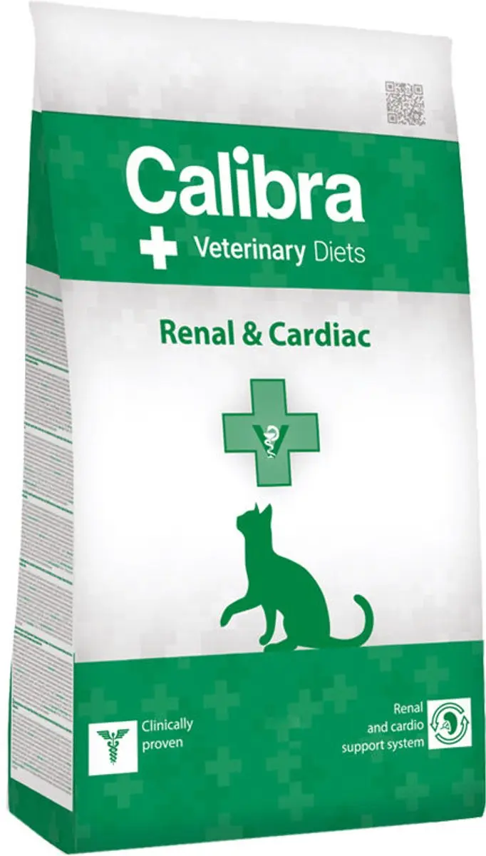 Calibra Veterinary Diet Renal & Cardiac Kattenvoer - 2 kg - afbeelding 2 van 2