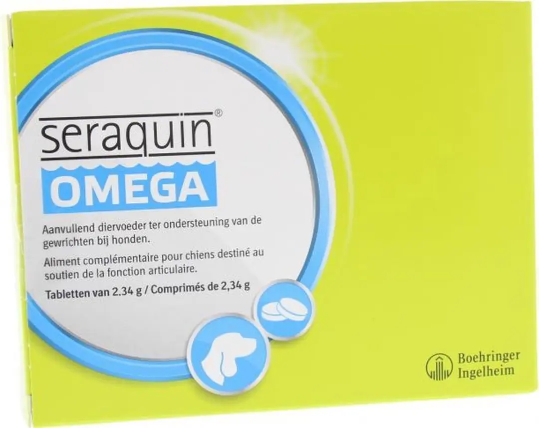 Seraquin Omega Hond Gewrichtssupplement - 60 tabletten - afbeelding 6 van 6