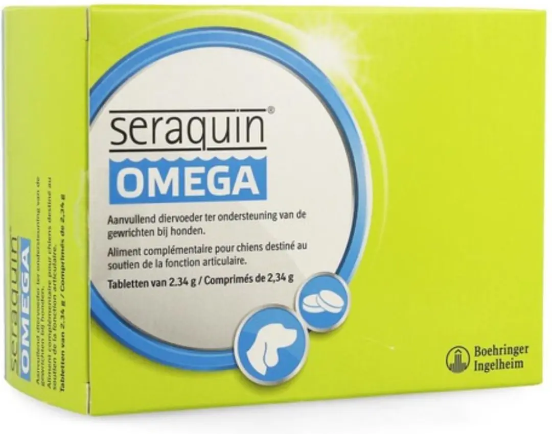 Seraquin Omega Hond Gewrichtssupplement - 60 tabletten - afbeelding 5 van 6