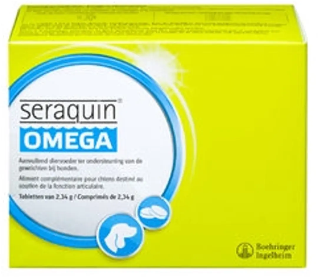 Seraquin Omega Hond Gewrichtssupplement - 60 tabletten - afbeelding 4 van 6