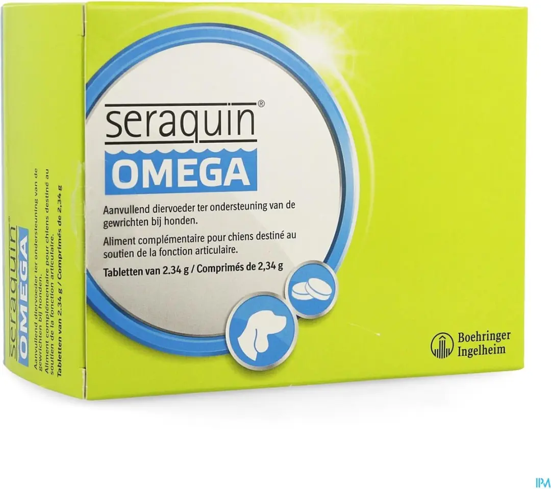 Seraquin Omega Hond Gewrichtssupplement - 60 tabletten - afbeelding 3 van 6