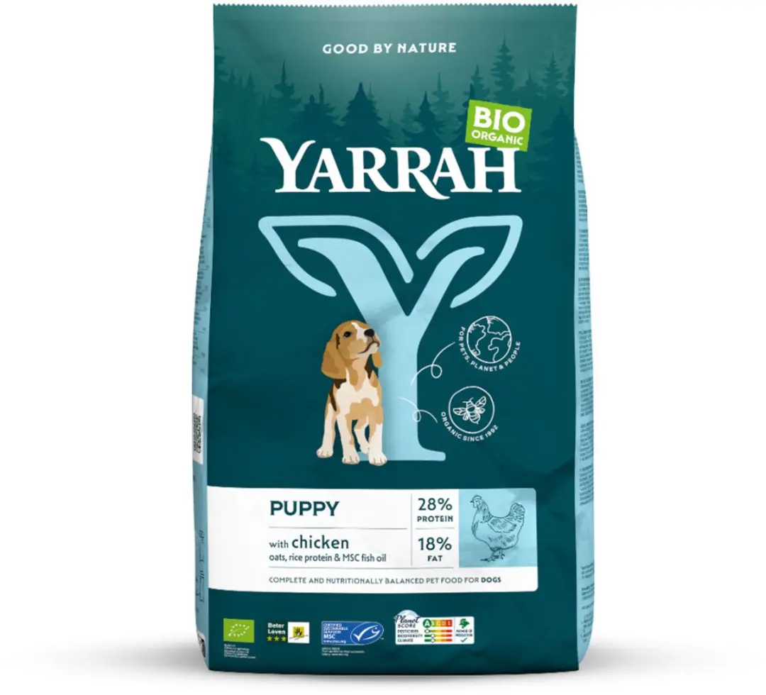 Yarrah Bio Hondenvoer Puppy Kip