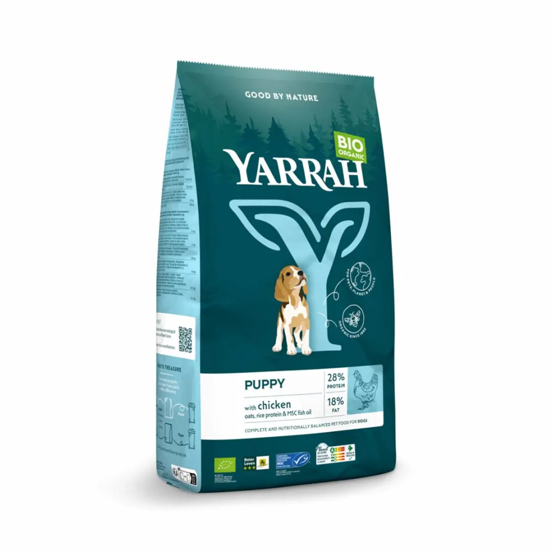 Yarrah Bio Hondenvoer Puppy Kip - 4x 2kg - afbeelding 5 van 6