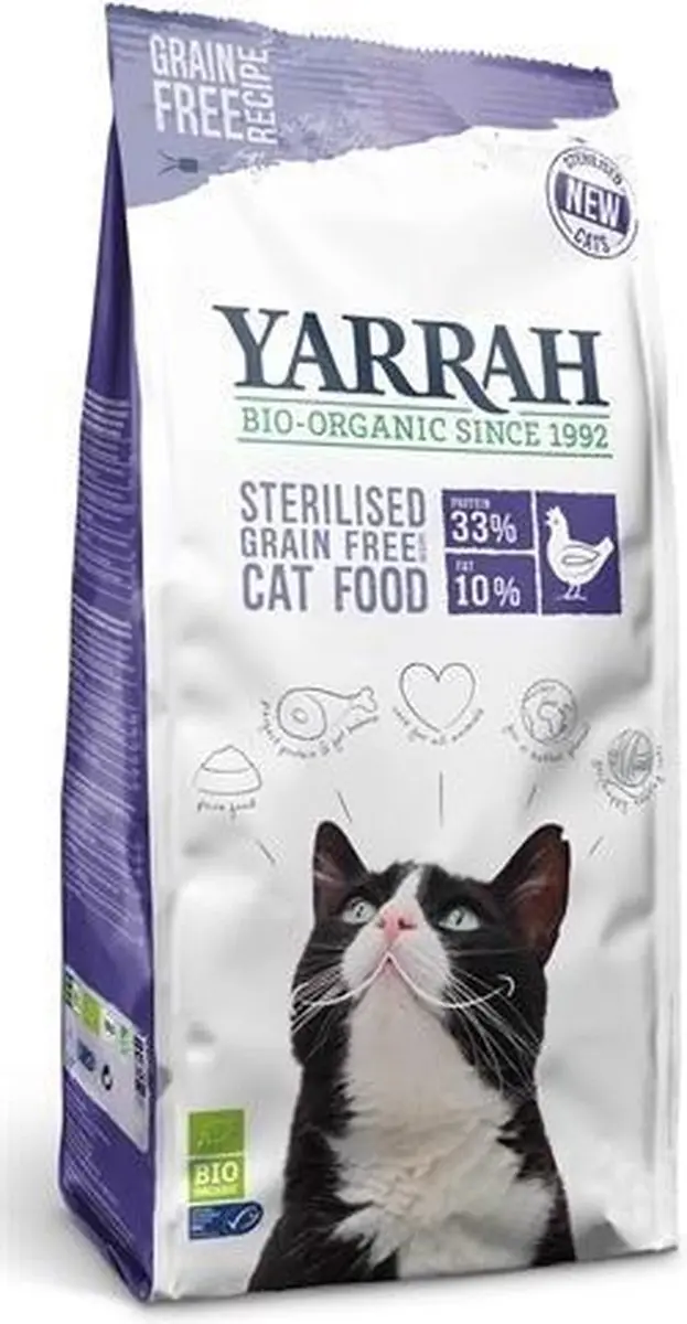 Yarrah Bio Sterilised Kattenvoer - 700g - afbeelding 6 van 6