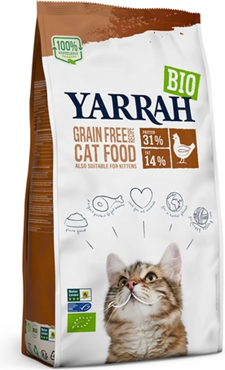 Yarrah Bio Sterilised Kattenvoer - 700g - afbeelding 4 van 6