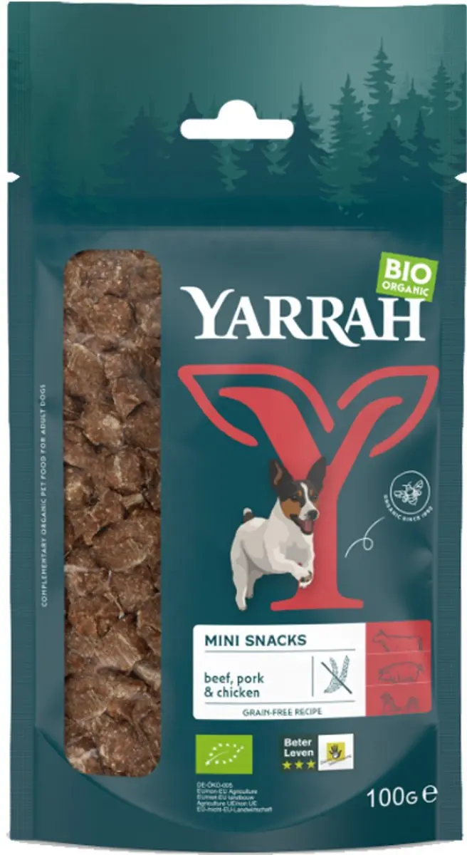 Yarrah Mini Bites Bio Hondensnack - 100g - afbeelding 4 van 6