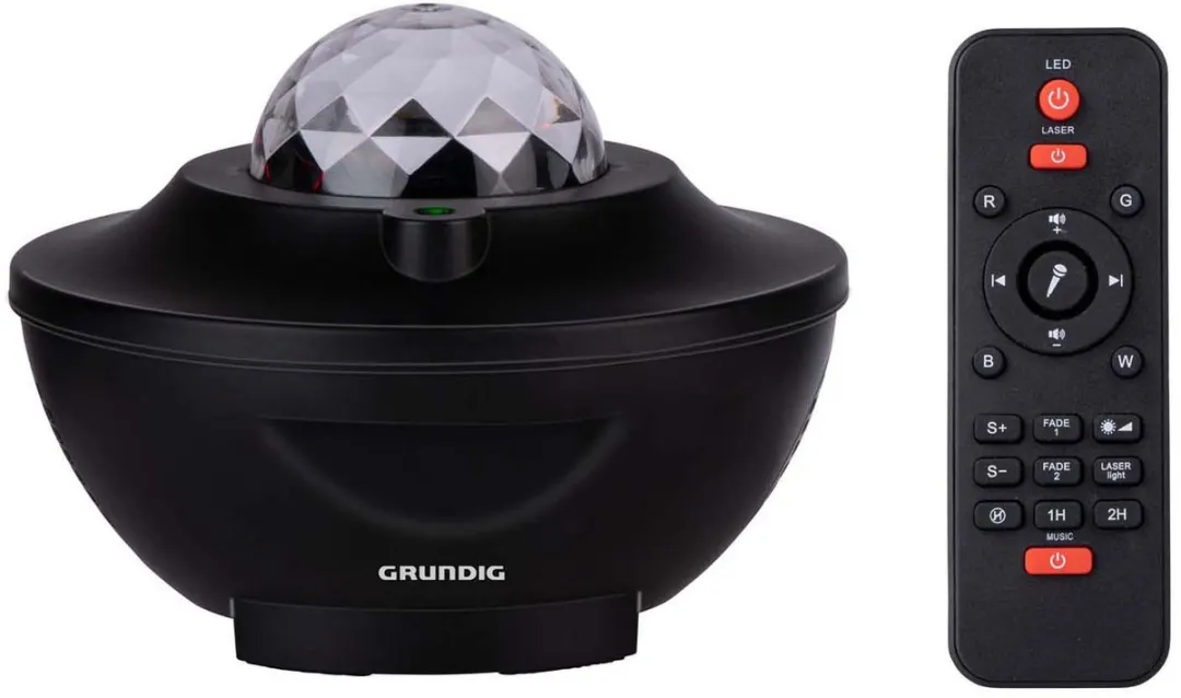 Grundig Sterrenhemel Projector Galaxy - 10 Kleuren - Zwart