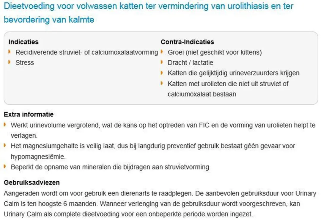 Trovet Urinary Calm UCD Kat 10kg - afbeelding 6 van 6