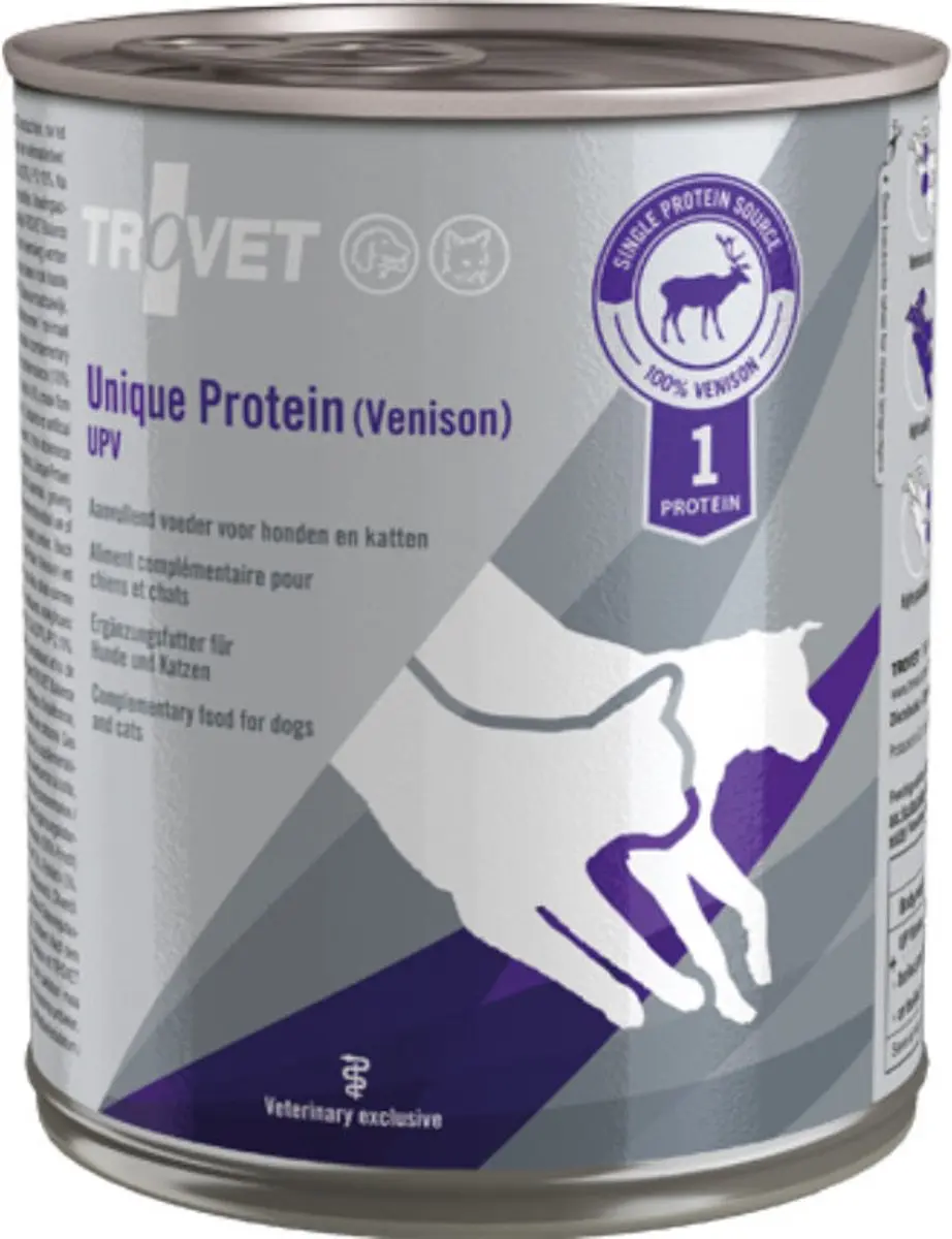 TROVET Unique Protein UPV (Venison)