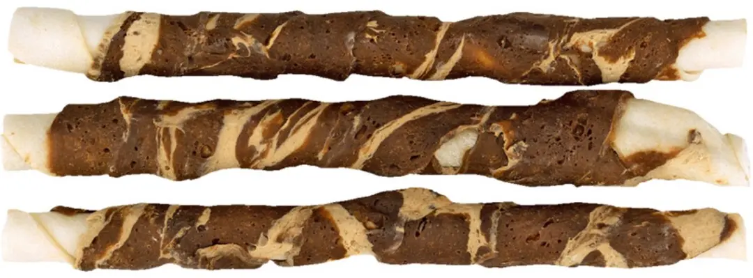 Braaaf Hondensnack Twister Lam Vis - 10x 180 gr - afbeelding 6 van 6