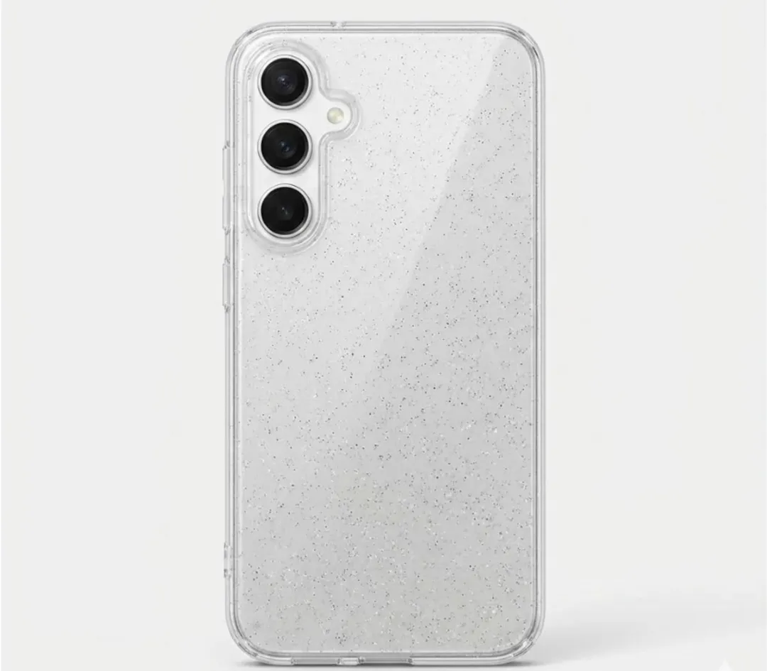 NUVEX Glitter Transparant Hoesje Samsung Galaxy S24 FE