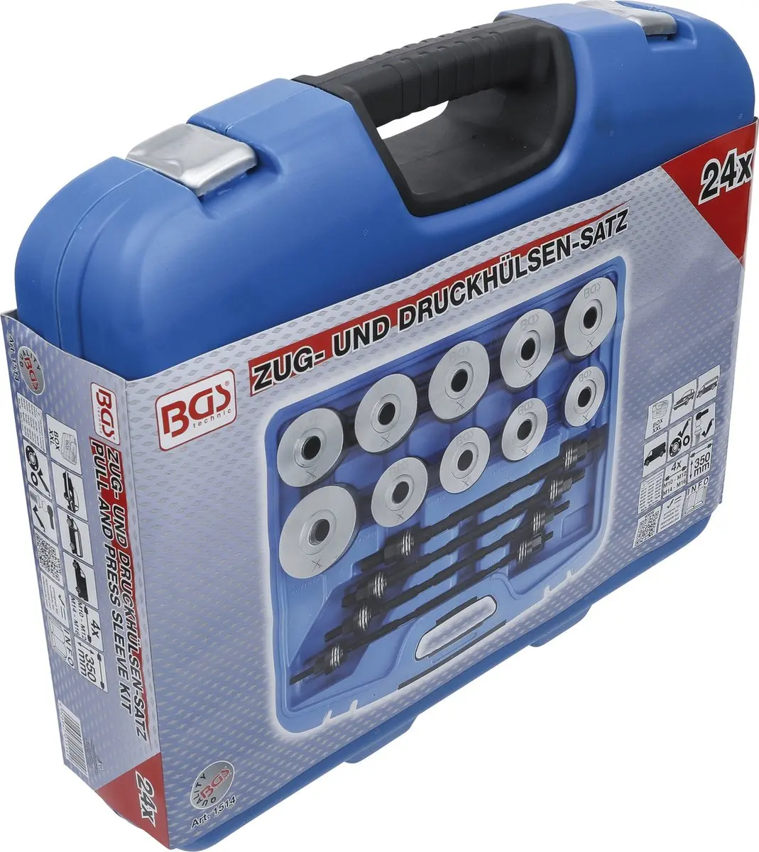 BGS Technic Trek- en Pershulzenset met 4 Spindels