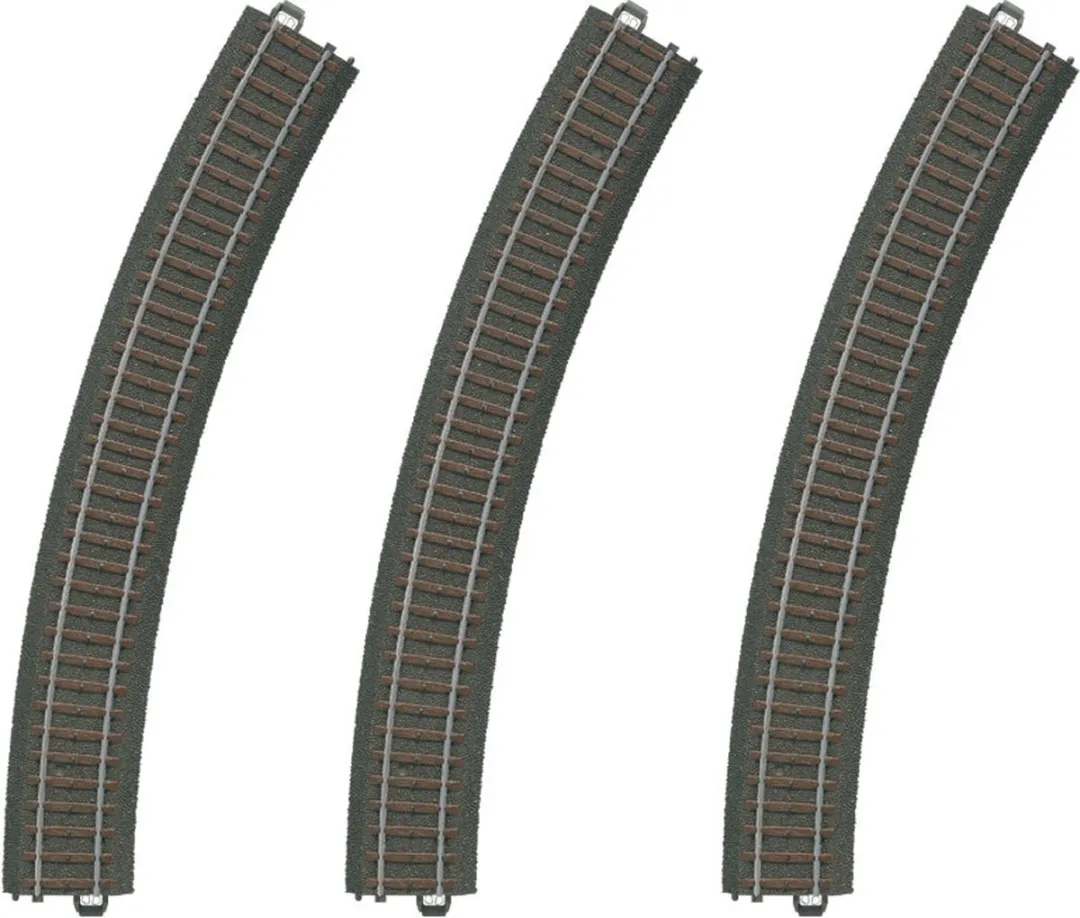 Märklin C-rails Gebogen R3 20330 - Schaal H0 - Zwart
