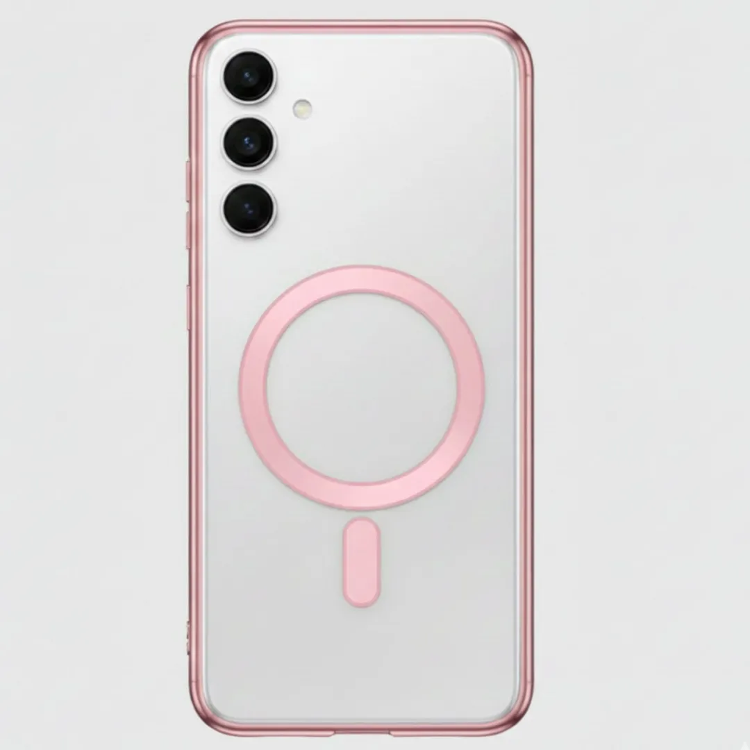NUVEX Roze Transparant Telefoonhoesje Samsung Galaxy A34