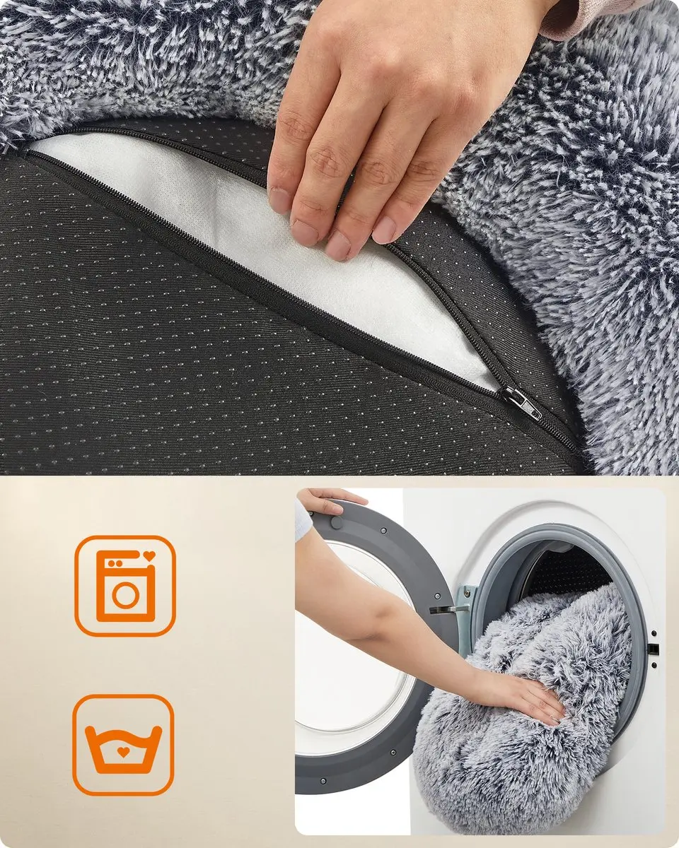 Feandrea Doggo Hondenbed - Ø60cm - Grijs - afbeelding 2 van 4