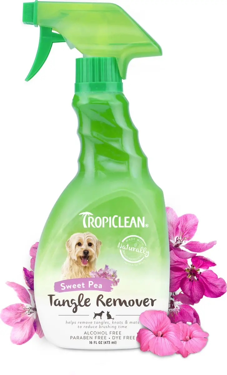TropiClean Anti Klit Spray Hond en Kat