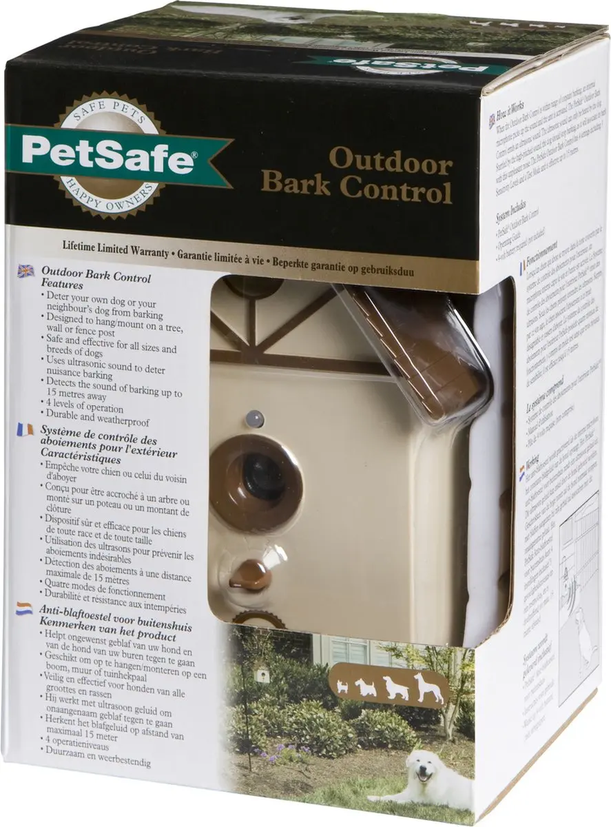 PetSafe Outdoor Bark Control PBC19-11794 - Beige - afbeelding 2 van 6
