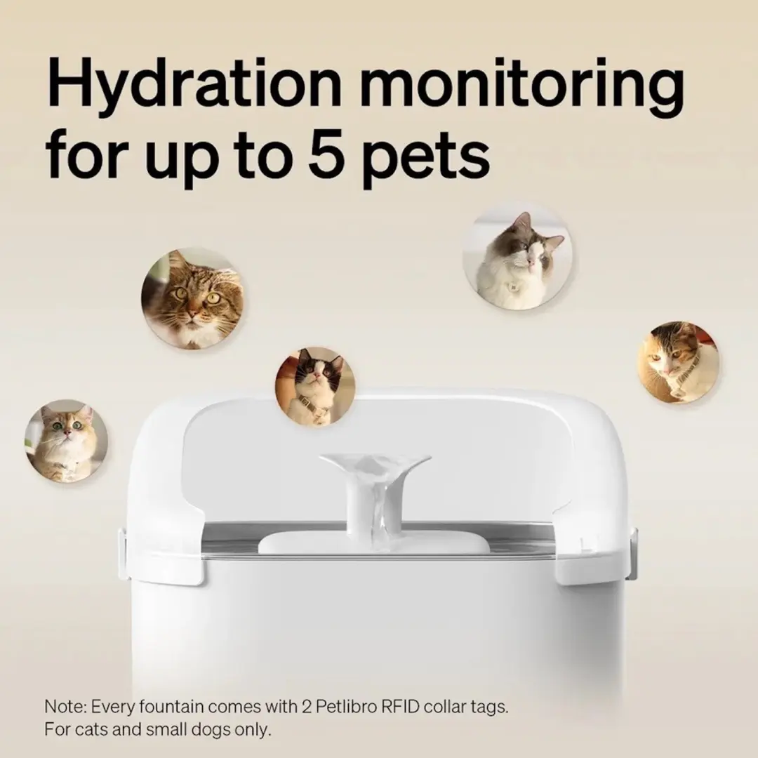 Petlibro Dockstream PL-WF305-91W Drinkfontein 3L - Wit - afbeelding 2 van 5