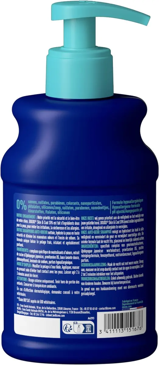 Douxo SPA Anti-Geur Hondenshampoo 250ml - afbeelding 5 van 6