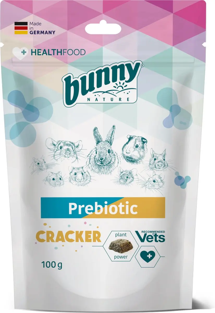 Bunny Nature Prebiotic Cracker Knaagdiersnack 100g