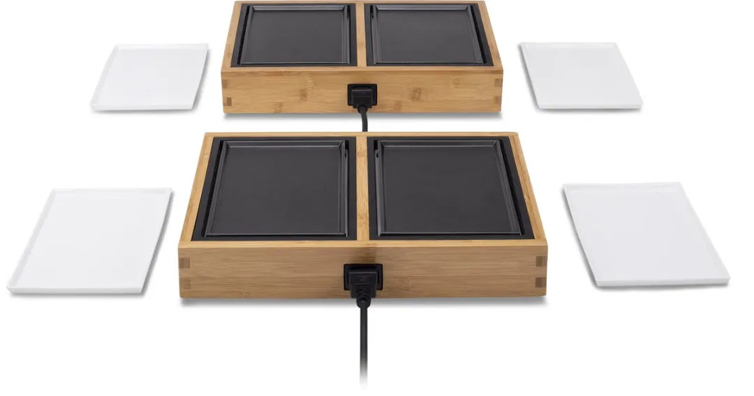 Princess Dinner4all Pure Teppanyaki Grillset 10 Personen - 840W - Bamboe