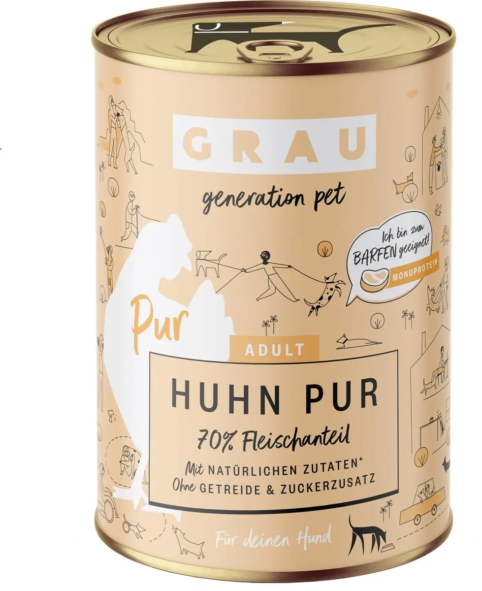 Grau Excellence Adult Puur Hondenvoer