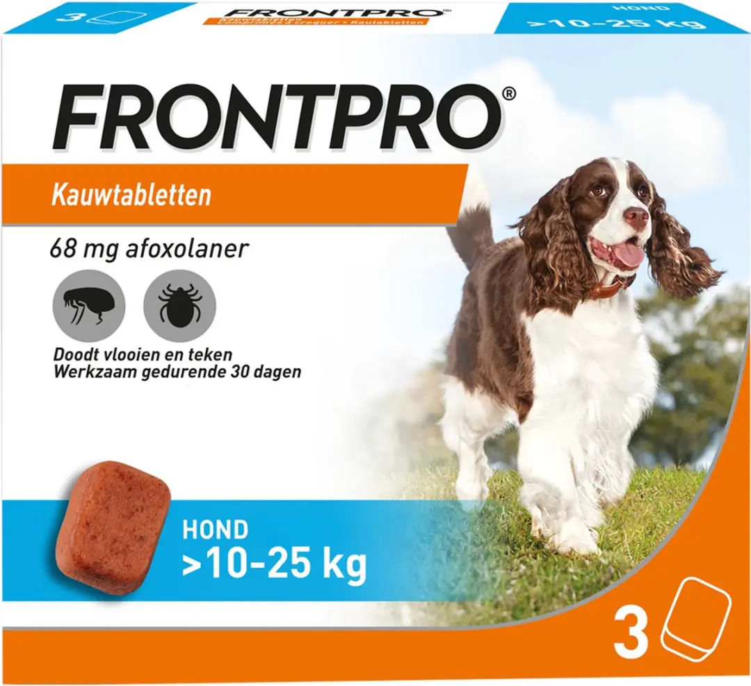 Frontpro Hond L 10-25 kg Kauwtabletten