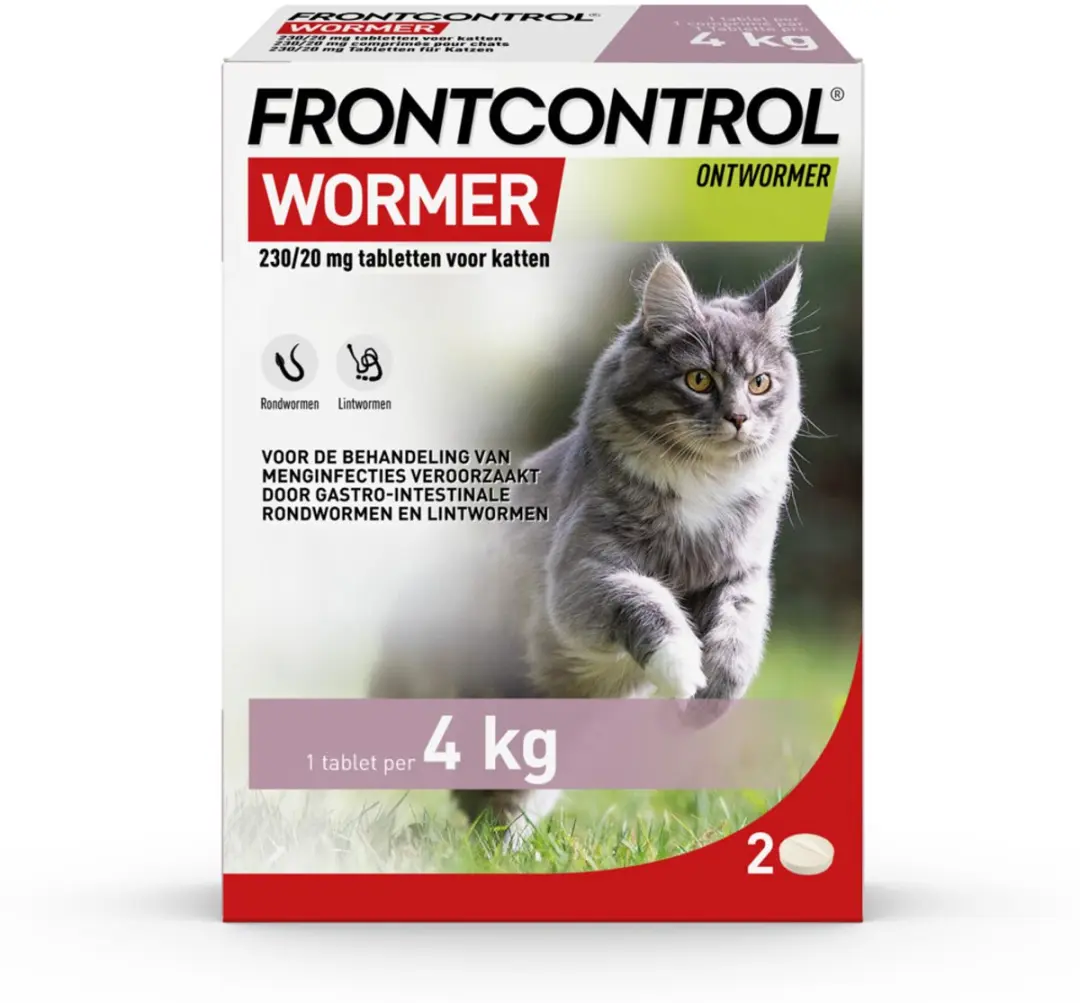 Frontcontrol Ontwormingstabletten Kat
