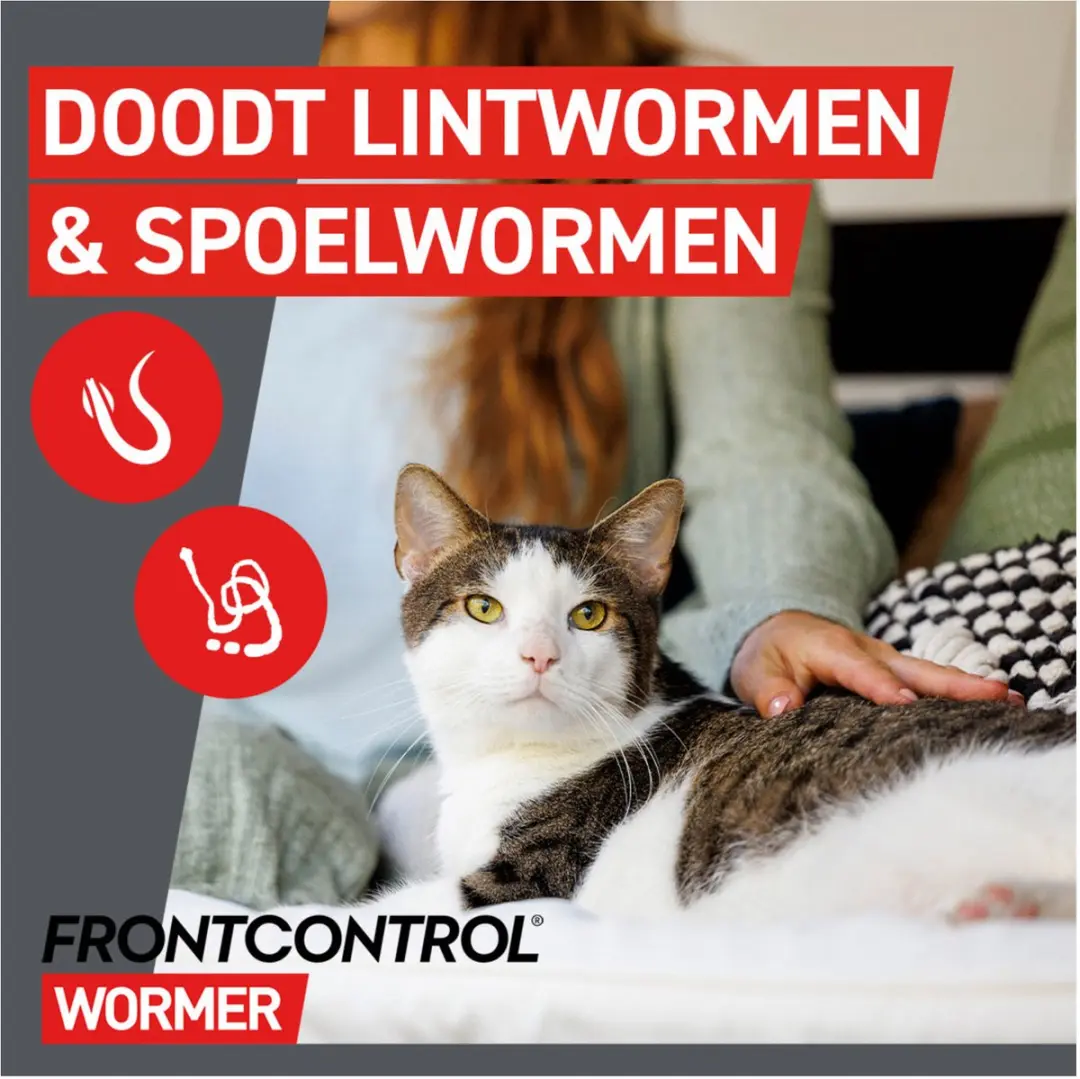 Frontcontrol Ontwormingstabletten Kat - 2 Tabletten - afbeelding 3 van 6