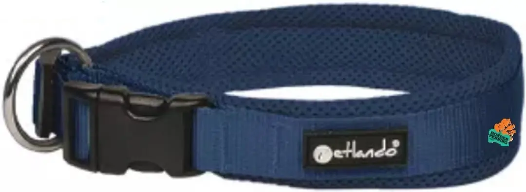 Hondenhalsband Petlando Mesh Collar M Navy donkerblauw 45-50 cm