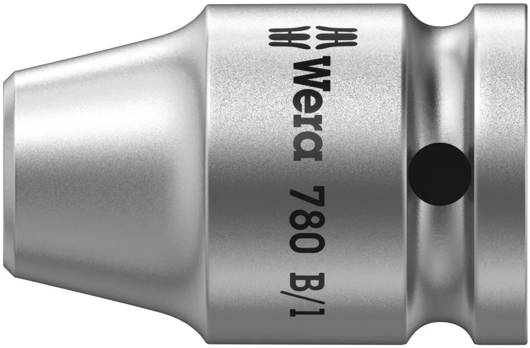 Wera 780 B 3/8 Adapter 1/4 x 25mm - Metaal