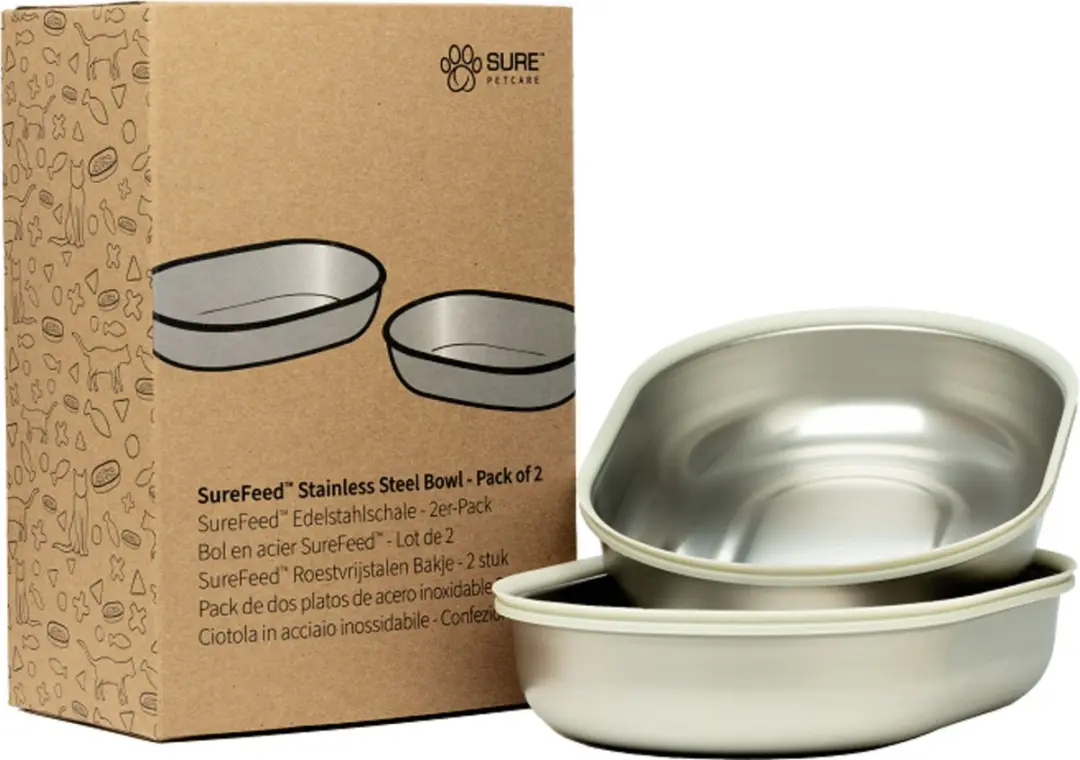 Surefeed Roestvrijstalen Voerbakje 40cl - 2x - afbeelding 2 van 4