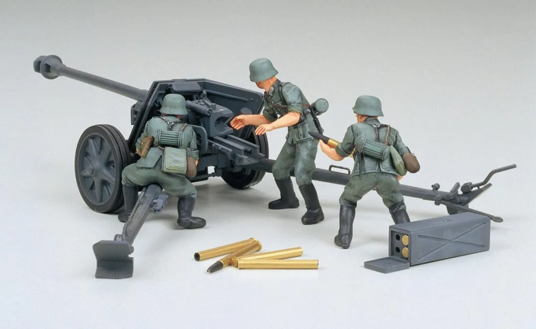 Tamiya 35047 German 7,5cm Pak 40 - 1:35 Modelbouwpakket - Wit