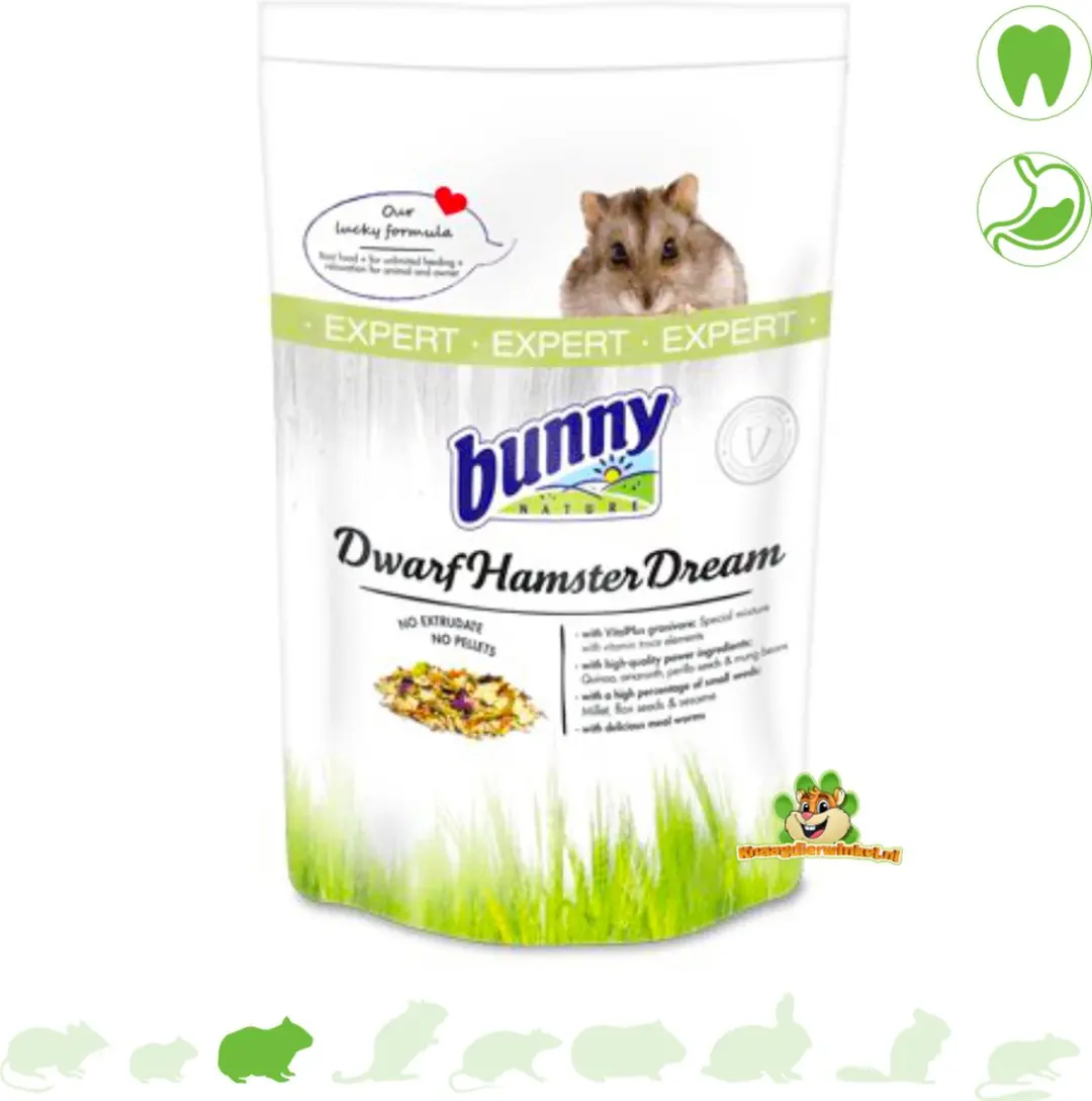 Bunny Nature Dwerghamsterdroom Expert- Knaagdierenvoer