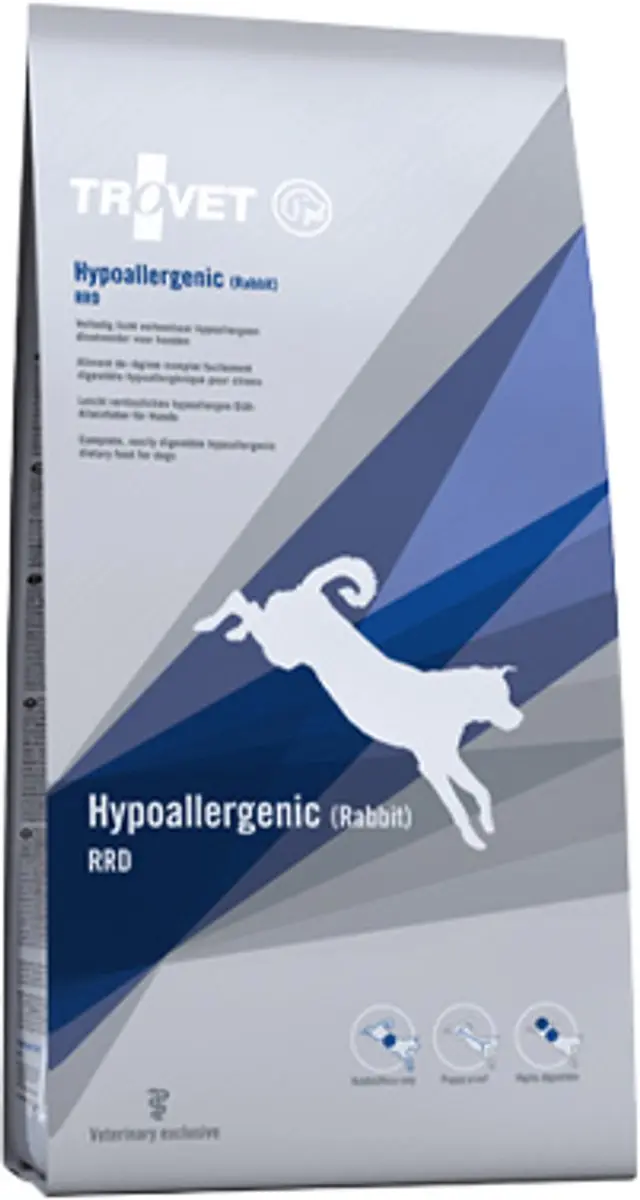 TROVET Hypoallergenic RRD (Rabbit) Hond