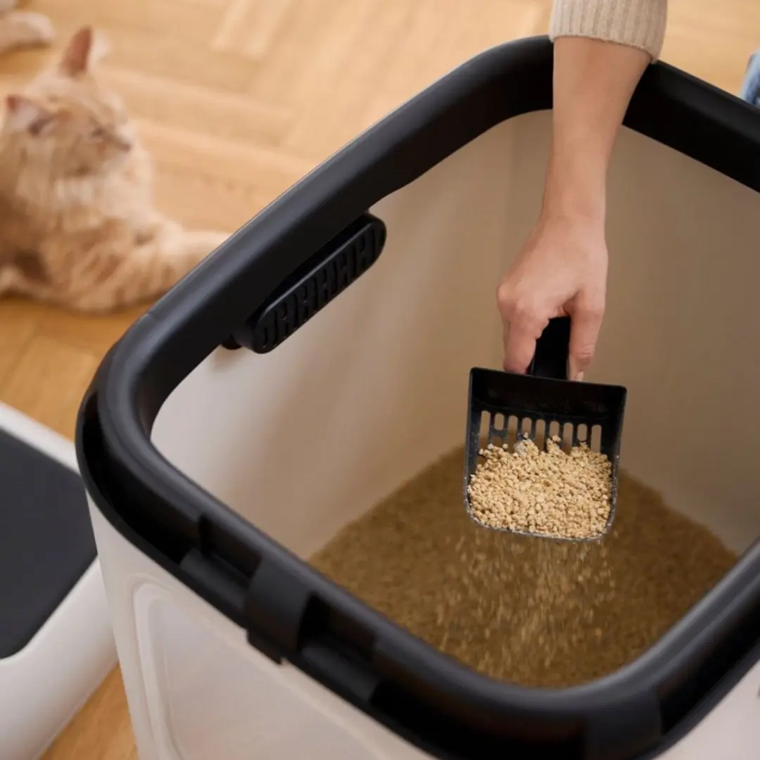 Rotho MyPet Biala Kattenbak XL - 62x50x58cm - Wit - afbeelding 4 van 6
