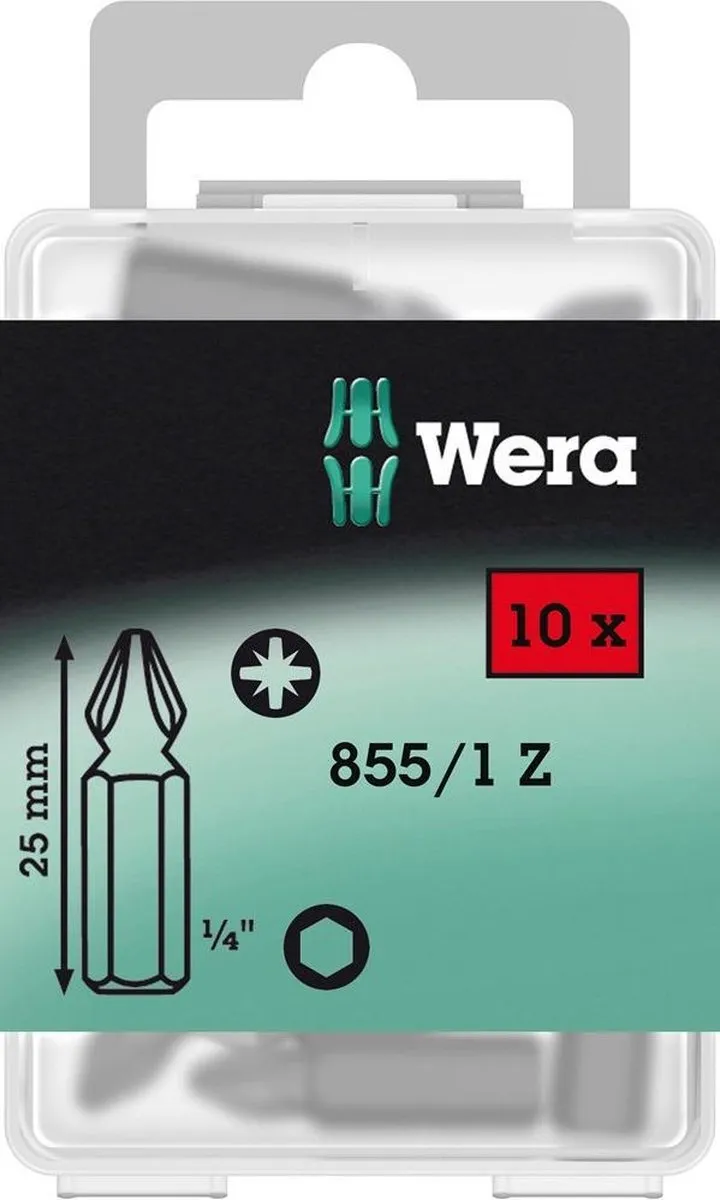 Wera 5072405001 Pozidrive Bit PZ3