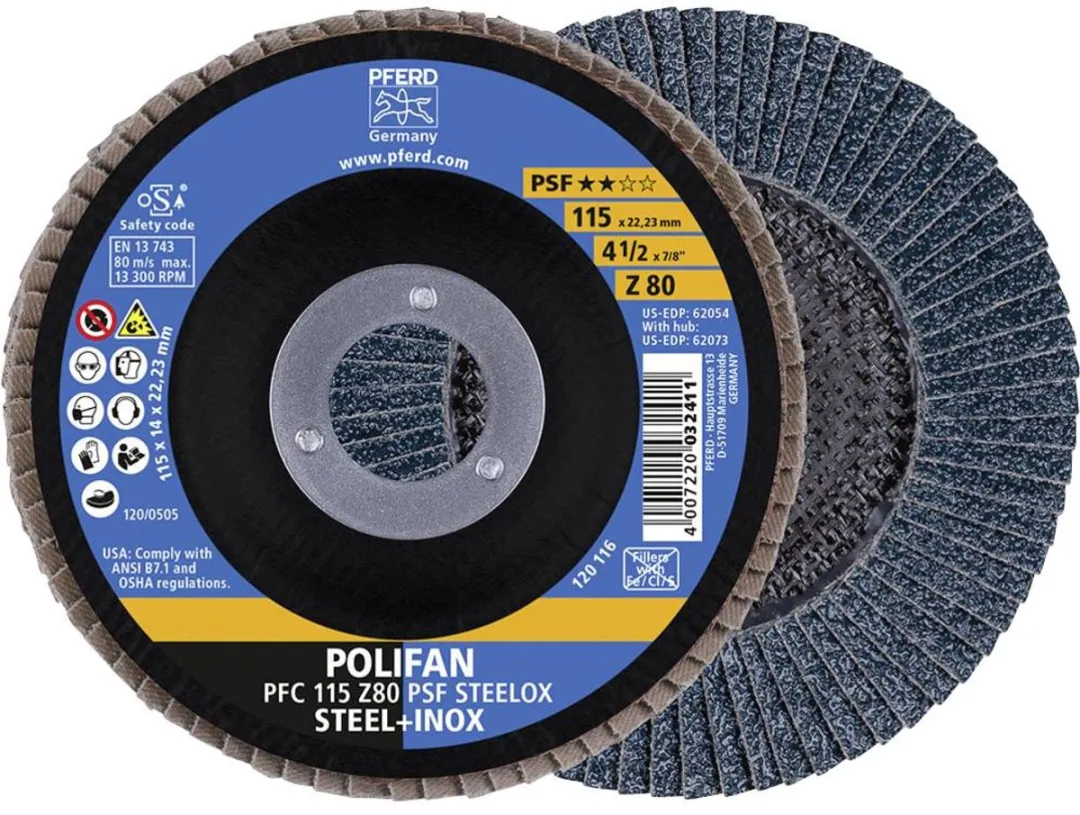 Pferd Polifan Z PSF SteeLOX Lamellenschijf Ø115mm