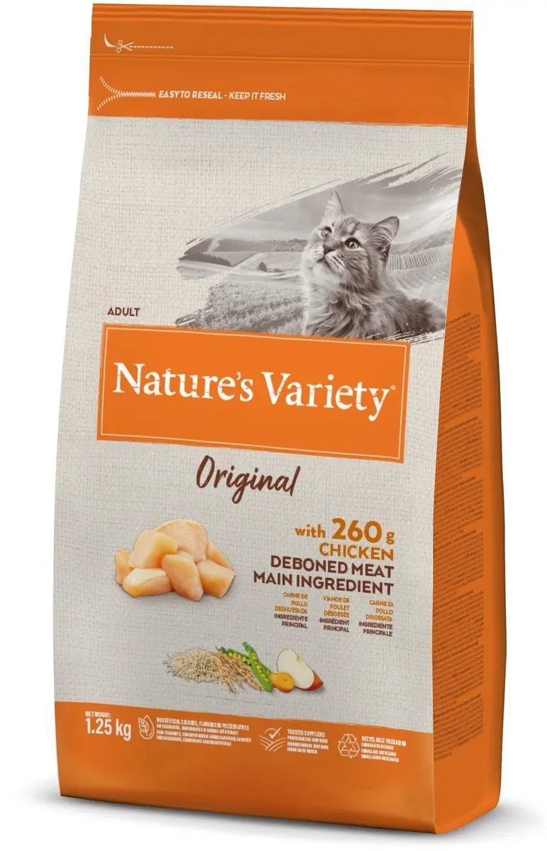 Nature's Variety Original Chicken Adult Kattenvoer 1,25 kg