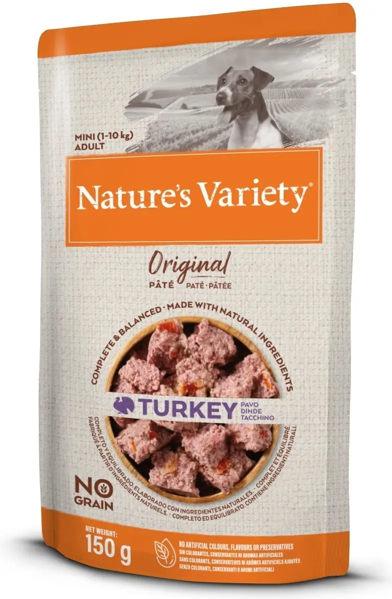 Nature's Variety Original Mini Pouch Kalkoen