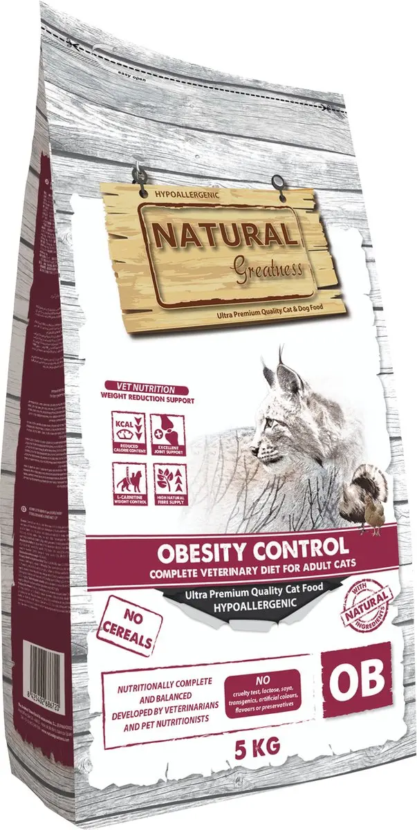 Natural Greatness Obesity Control Kattenvoer 5kg