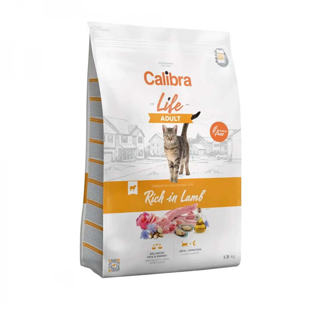 Calibra Life Adult Lam Kattenvoer - 6 kg - afbeelding 2 van 2