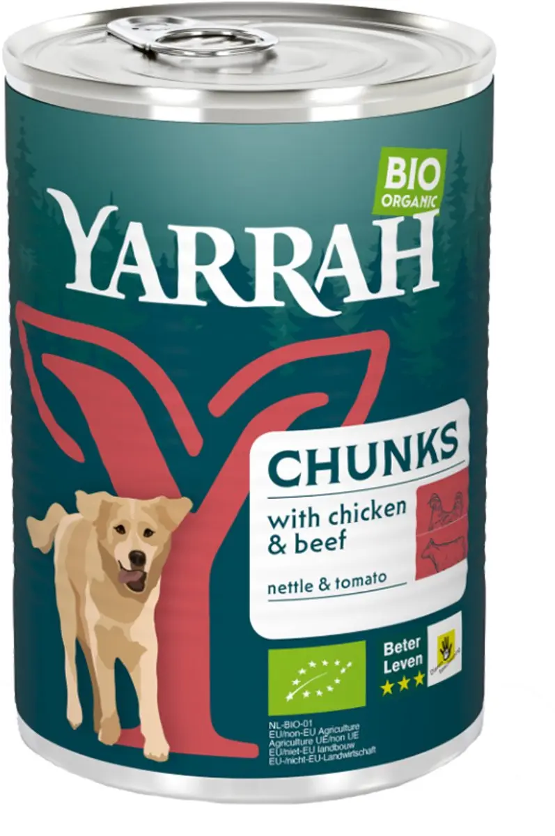 Yarrah Bio Hondenvoer Natvoer 405g - afbeelding 5 van 6