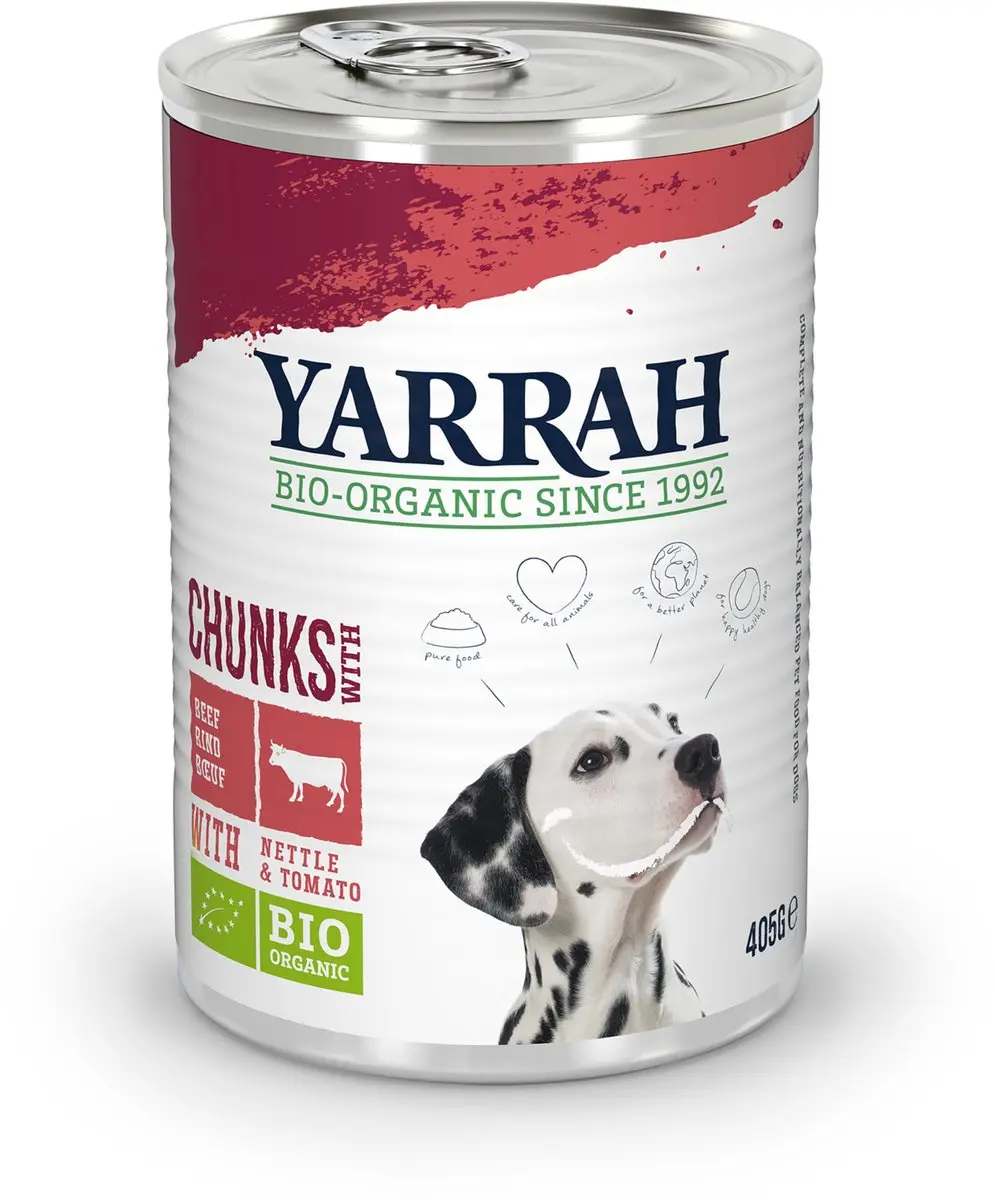 Yarrah Bio Hondenvoer Natvoer 405g