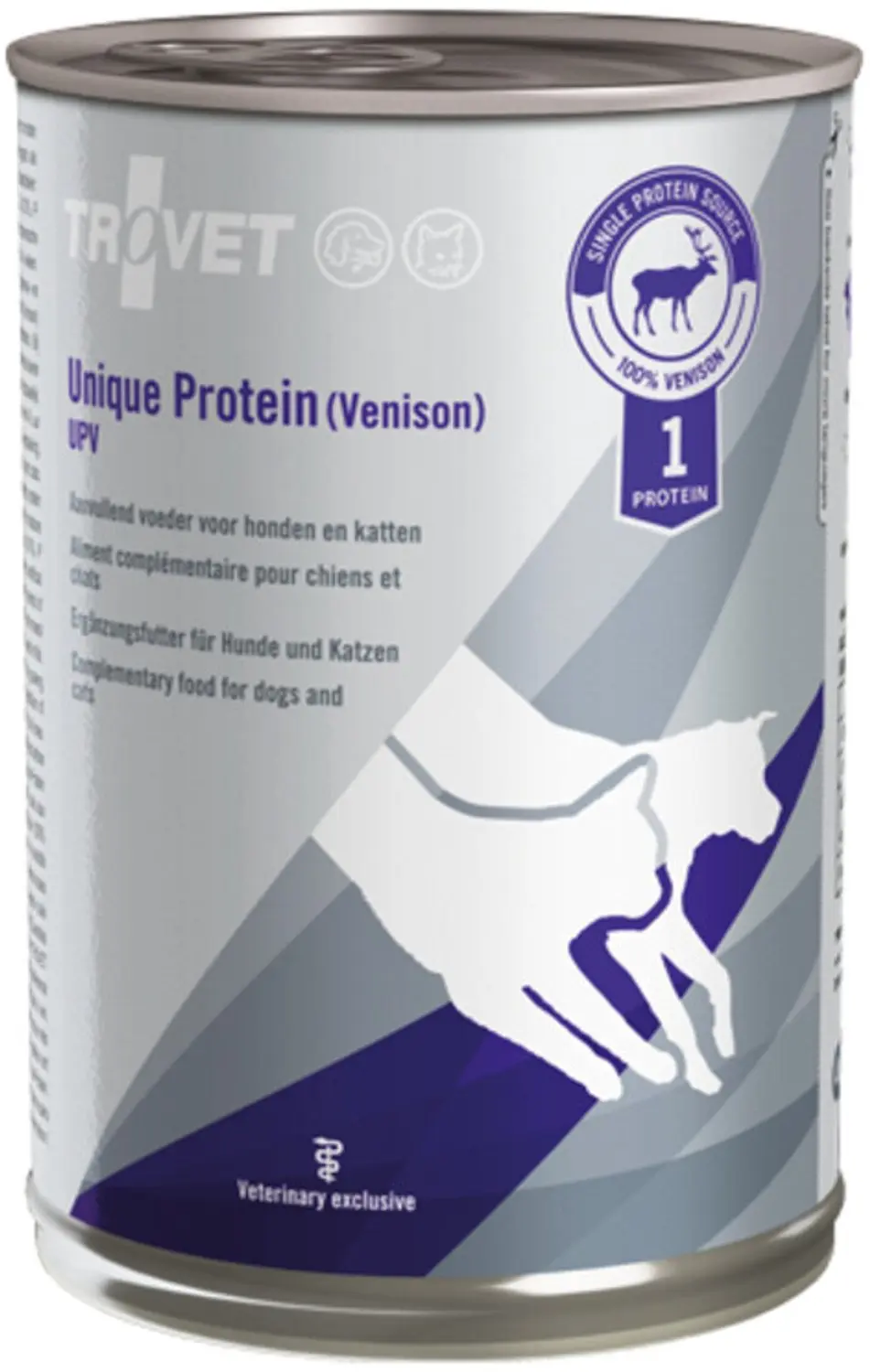 Trovet UPV Unique Protein Hert Hond & Kat