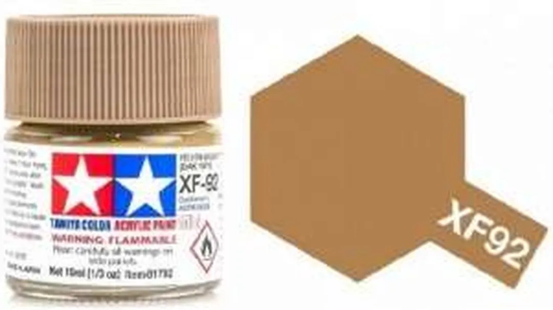 Tamiya Acrylverf XF-92 Yellow Brown 10ml - Matt
