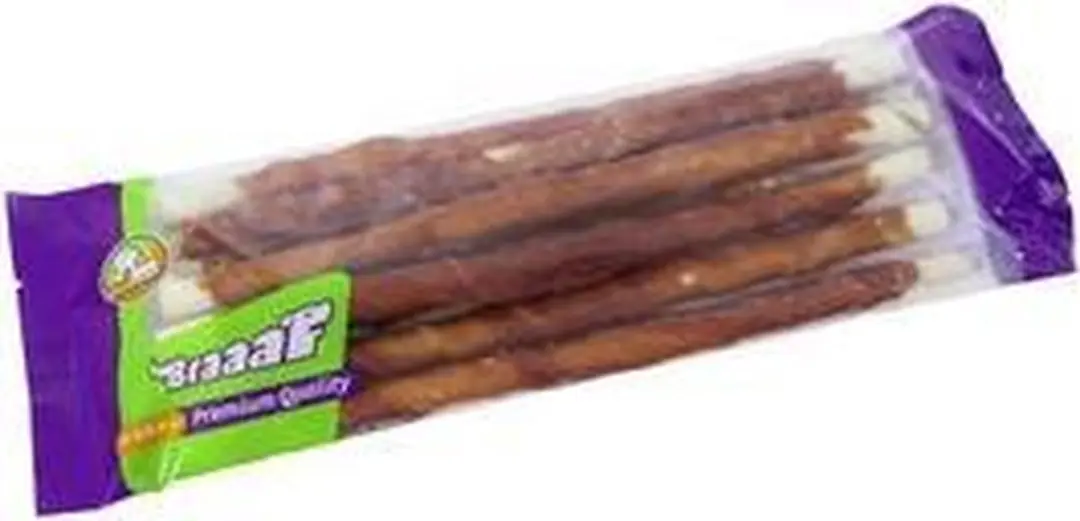 Braaaf Hondensnack Rol Sticks Eend 25cm - 240g - afbeelding 5 van 6
