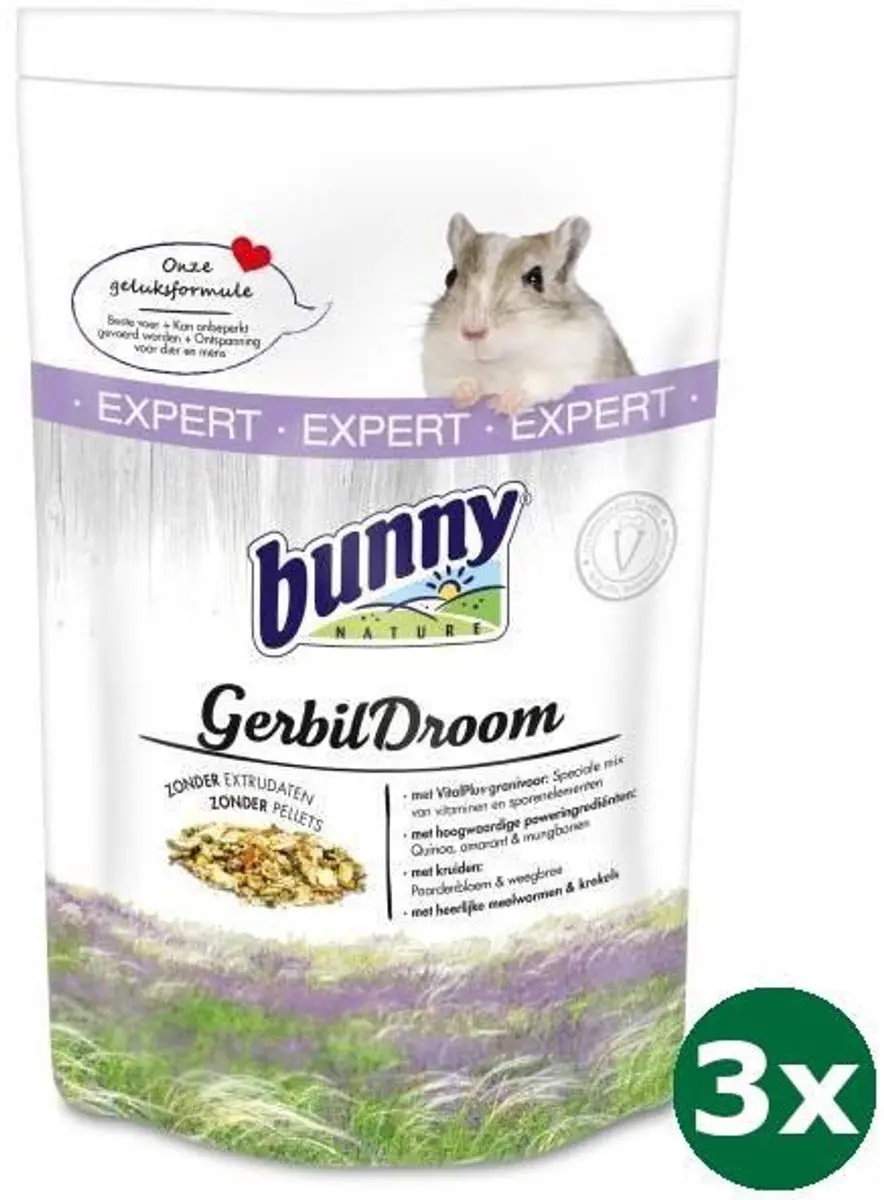3x500 gr Bunny nature gerbildroom expert